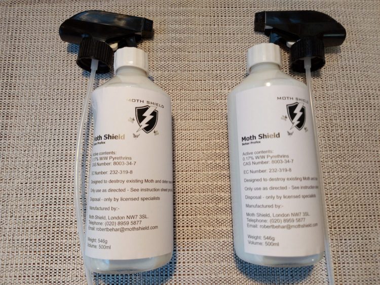 Moth Stop Carpet & Fabric Moth Killer Spray 500ml