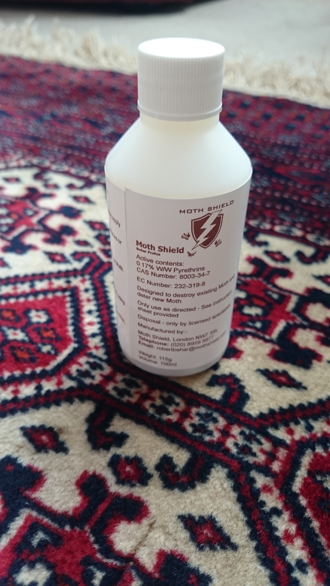 Moth Shield organic oil mix refills - 100ml - Behar Profex