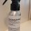 Antibacterial alcohol hand sanitiser spray containing skin moisturiser and organic oils